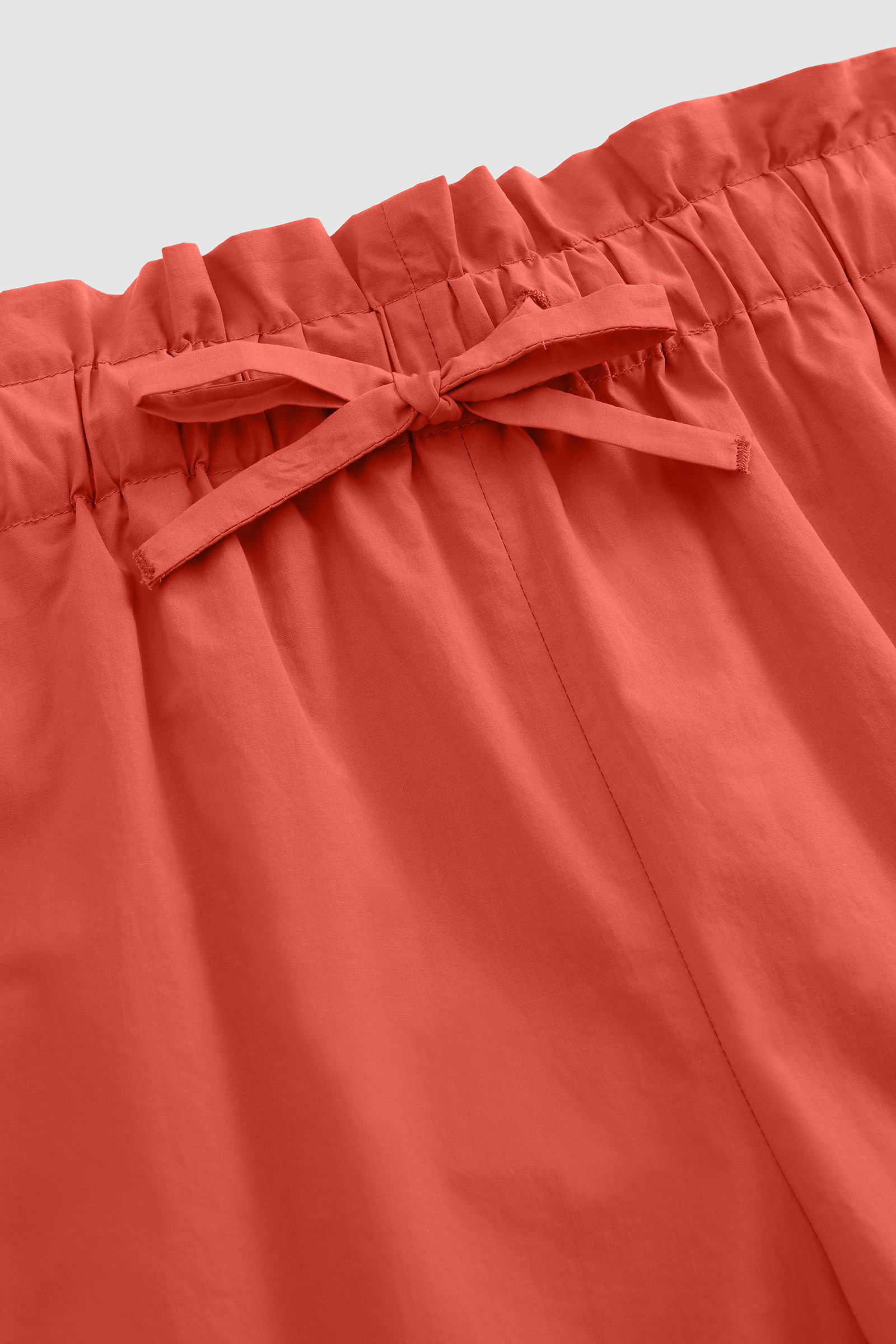 Cotton Poplin Shorts Red photo 5 | Woolrich